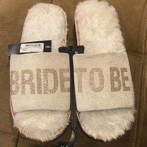 Bride to be slippers